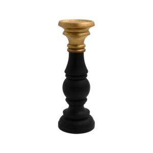 ΚΗΡΟΠΗΓΙΟ POLYRESIN FL39315 ΜΑΥΡΟ-ΧΡΥΣΟ ΧΡΩΜΑ 10x30εκ 1
