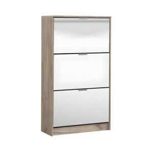 ΠΑΠΟΥΤΣΟΘΗΚΗ Hugo 23 Grey Oak ΜΕ ΚΑΘΡΕΦΤΗ 67x28x119εκ 1