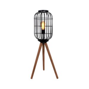 ΛΑΜΠΑ ΔΑΠΕΔΟΥ Cresset ΜΑΥΡΟ ΧΡΩΜΑ 40x40x90εκ Ε27 1
