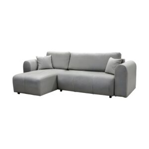 ΓΩΝΙΑΚΟΣ ΚΑΝΑΠΕΣ Fiesta ΓΚΡΙ ΧΡΩΜΑ 265x165x95εκ 1