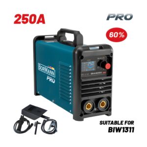 BORMANN Pro BIW2250 Ηλεκτροκόλληση Inverter,Synergic,Απόδοση 250Α/60%,Μεγ.Ηλεκτρόδιο 5mm 1