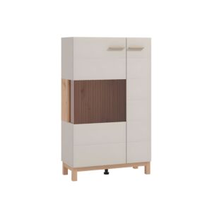 ΒΙΤΡΙΝΑ ESSEX 2K VS1 127 CASHMERE/ARTISAN OAK 77x35x128εκ 1