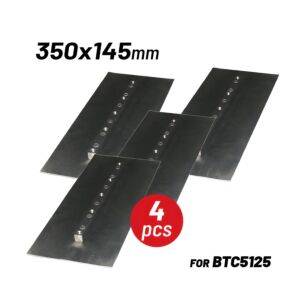 BORMANN Pro BTC5127 Λεπίδες Φινιρίσματος Λειαντήρα Δαπέδου,Σετ 4 τεμ. για BTC5125 1