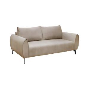 ΤΡΙΘΕΣΙΟΣ ΚΑΝΑΠΕΣ Velton ΚΡΕΜ ΧΡΩΜΑ 222x95x92εκ 1