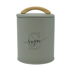 ΒΑΖΟ ΜΕΤΑΛΛΙΚΟ ΛΑΔΙ ΜΕ ΞΥΛΙΝΗ ΛΑΒΗ Sugar 11x11x15εκ.ANKOR 1