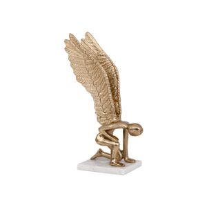 ΕΠΙΤΡΑΠΕΖΙΑ ΔΙΑΚΟΣΜΗΤΙΚΗ ΦΙΓΟΥΡΑ Angel ΑΝΤΙΚΕ ΧΡΥΣΟ ΧΡΩΜΑ 19x16x33εκ 1