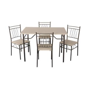 ΣΕΤ ΤΡΑΠΕΖΑΡΙΑΣ 1125 SONOMA ΜΕ ΚΑΦΕ ΣΚΕΛΕΤΟ 112x72x75εκ 1