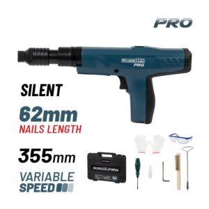 BORMANN Pro BAT6300 Καρφωτικό Πιστόλι Φυσιγγιού Ημι-αυτόματο για Δομικά Υλικά,Ξύλο και Μέταλλο 1