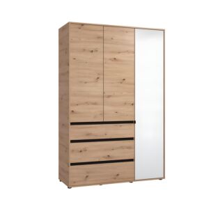 ΝΤΟΥΛΑΠΑ CORBETT 3K3F1O h211 ARTISAN/ΜΑΥΡΟ ΜΑΤ ΧΡΩΜΑ 138x55x211εκ 1