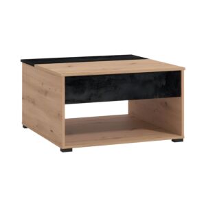 ΤΡΑΠΕΖΑΚΙ ΣΑΛΟΝΙΟΥ TARANTO ARTISAN-CARBON 80x80x45εκ 1