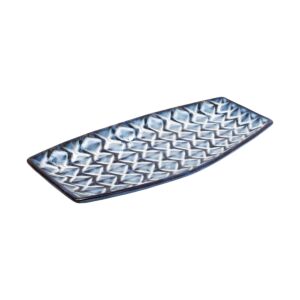 ΚΕΡΑΜΙΚΗ ΠΙΑΤΕΛΑ FL22044 ΜΠΛΕ ΧΡΩΜΑ 36x18x3εκ 1