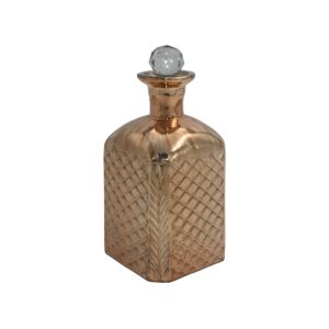 ΓΥΑΛΙΝΗ ΔΙΑΚΟΣΜΗΤΙΚΗ ΚΑΡΑΦΑ FL3136 COPPER ΧΡΩΜΑ 10x25εκ 1