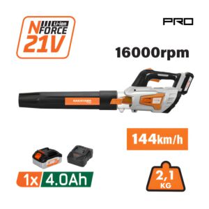 NAKAYAMA Pro EC1641X4 Φυσητήρας Μπαταρίας 20V, Li-Ion,1x4Ah,16000rpm,144Km/h 1