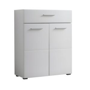 ΚΟΜΟΤΑ-ΜΠΟΥΦΕΣ Beny 2K1F ΛΕΥΚΟ-ΛΕΥΚΗ ΛΑΚΑ 79x35x97,5εκ 1