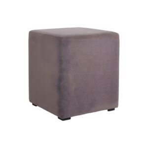 ΤΑΜΠΟΥΡΕ-ΣΚΑΜΠΟ ΤΕΤΡΑΓΩΝΟ Boxy ΚΑΦΕ ΧΡΩΜΑ 35x35x41εκ 1