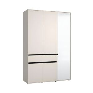 ΝΤΟΥΛΑΠΑ CORBETT 3K1F1O h211 CASHMERE/ΜΑΥΡΟ ΜΑΤ ΧΡΩΜΑ 138x55x211εκ 1