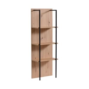 ΡΑΦΙΕΡΑ SARDINIA NP 500 ARTISAN OAK / ΜΑΥΡΟ 50x29.5x137.5εκ 1
