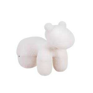 ΣΚΑΜΠΟ-ΠΟΥΦ Teddy ΛΕΥΚΟ ΧΡΩΜΑ 55x110x83εκ 1