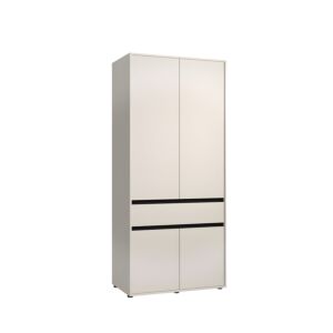 ΝΤΟΥΛΑΠΑ CORBETT 2K1F h211 CASHMERE/ΜΑΥΡΟ ΜΑΤ ΧΡΩΜΑ 93x55x211εκ 1