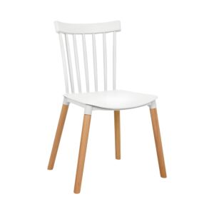 ΚΑΡΕΚΛΑ ΤΡΑΠΕΖΑΡΙΑΣ Rubina ΛΕΥΚΟ ΧΡΩΜΑ 51x50x84εκ 1