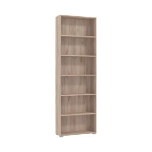ΒΙΒΛΙΟΘΗΚΗ TOMAR 6 GREY OAK 70x24,5x211,5εκ 1