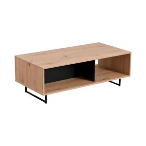 ΤΡΑΠΕΖΑΚΙ ΣΑΛΟΝΙΟΥ SARDINIA ARTISAN OAK / ΜΑΥΡΟ 120.5x60.5x42.5εκ srd 1