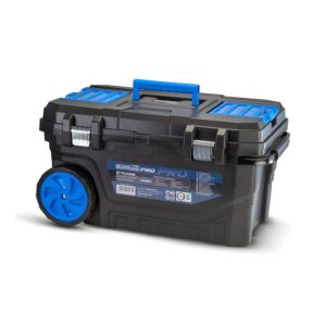 BORMANN Pro BTB3322 Εργαλειοθήκη Πλαστική "Snake" Με Ρόδες, Τηλεσκοπική Λαβή & Ταμπακέρα 1