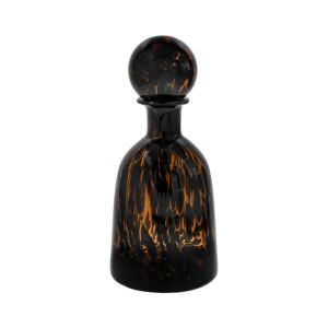 ΓΥΑΛΙΝΟ ΔΙΑΚΟΣΜΗΤΙΚΟ ΜΠΟΥΚΑΛΙ FL1533 AMBER ANIMAL PRINT 15x25εκ 1