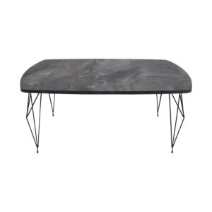 ΤΡΑΠΕΖΑΚΙ ΣΑΛΟΝΙΟΥ Diamond GREY MARBLE 100x66x42εκ 1
