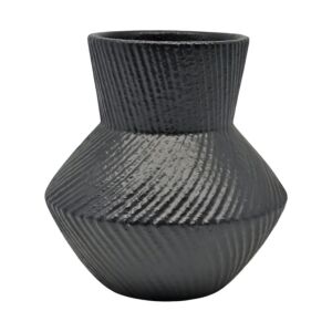 ΒΑΖΟ ΚΕΡΑΜΙΚΟ ΣΕ ΜΑΥΡΟ ΜΑΤ ΧΡΩΜΑ 17,5x17,5x18εκ. ANKOR 1