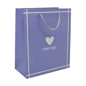 ΤΣΑΝΤΑ ΣΥΣΚΕΥΑΣΙΑΣ ME ΚΟΡΔΟΝΙ FOR YOU ΣΕ ΜΩΒ ΧΡΩΜΑ 20x10x24εκ.ANKOR 1
