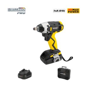 BORMANN BCD2620 Μπουλονόκλειδο 20V,Li-Ion,350Nm,1X2Ah,Βαλίτσα 1