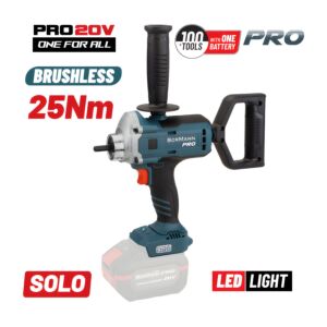 BORMANN Pro BBP5340 Δονητής Μπετού Μπαταρίας 20V, 2 Ταχύτητες, 25Nm-SOLO (Χωρίς Μαρκούτσι) 1