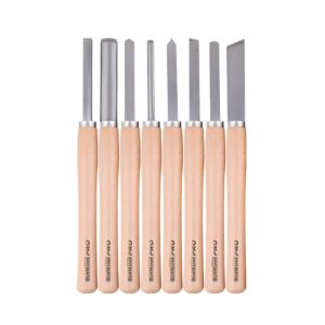 BORMANN Pro BHT7849 Σετ Σκαρπέλα με Ξύλινη Βάση (Ξυλογλυπτικής) 8 τμχ 1