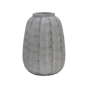 ΔΙΑΚΟΣΜΗΤΙΚΟ ΒΑΖΟ FL24174 POLYRESIN ΓΚΡΙ ΧΡΩΜΑ 37x37x40εκ 1