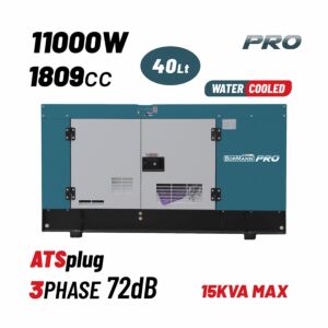 BORMANN Pro BGB9900 Γεννήτρια Πετρελαίου Υδρόψυκτη 11000W,15kVA,1809cc,Κλειστού Τύπου,Τριφασική 1