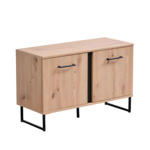 ΕΠΙΠΛΟ ΧΩΛ SARDINIA KOM ARTISAN OAK / ΜΑΥΡΟ 84,5x35x54,5εκ 1