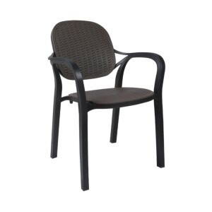 ΚΑΡΕΚΛΑ ΚΗΠΟΥ Eliza ΑΝΘΡΑΚΙ ΧΡΩΜΑ 57x41x83εκ 1