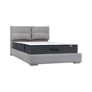 ΔΙΠΛΟ ΚΡΕΒΑΤΙ Andros ΓΚΡΙ ΧΡΩΜΑ 175x214x115εκ (160x200) 1