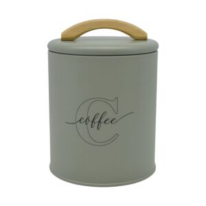 ΒΑΖΟ ΜΕΤΑΛΛΙΚΟ ΛΑΔΙ ΜΕ ΞΥΛΙΝΗ ΛΑΒΗ Coffee 11x11x15εκ.ANKOR 1