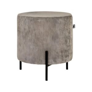 ΣΤΡΟΓΓΥΛΟ ΣΚΑΜΠΟ New Lux ΚΑΦΕ ΧΡΩΜΑ 33x33x38εκ 1