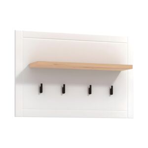 ΕΠΙΠΛΟ ΕΙΣΟΔΟΥ VALENCIA CIV ARTISAN OAΚ-ΛΕΥΚΟ ΜΑΤ 86,5x19,5x57εκ 1