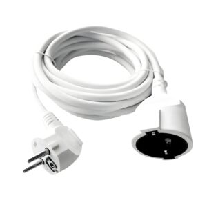 BORMANN BCR2200 Προέκταση Καλωδίου Σούκο 5m,3X1.5mm,Λευκή 1