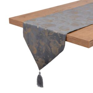 ΔΙΑΚΟΣΜΗΤΙΚΗ ΤΡΑΒΕΡΣΑ ΓΚΡΙ-ΧΡΥΣΟ ΧΡΩΜΑ 150x32εκ 1
