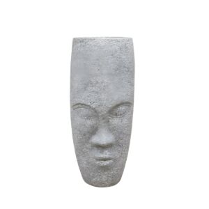 ΚΑΣΠΩ ΔΑΠΕΔΟΥ FL029 "Face" ΓΚΡΙ ΧΡΩΜΑ 38x38x88εκ 1