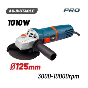 BORMANN Pro BAG1300 Γωνιακός Τροχός Ρυθμιζόμενος 1010W,Φ125mm,3000-10000rpm 1