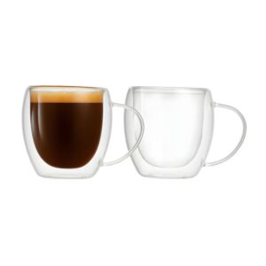 ΣΕΤ 2 ΦΛΙΤΖΑΝΙΑ ΔΙΠΛΟΥ ΤΟΙΧΩΜΑΤΟΣ ΑΠΟ ΒΟΡΙΟΠΥΡΙΤΙΚΟ ΓΥΑΛΙ 150ml ANKOR 1