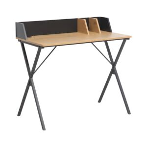 ΜΕΤΑΛΛΙΚΟ ΓΡΑΦΕΙΟ FL2352 ΜΑΥΡΟ ΧΡΩΜΑ 90x50x85εκ 1