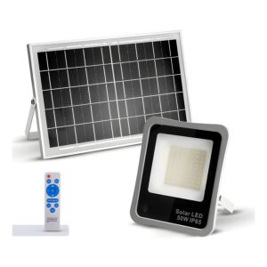 BORMANN BLF2150 Προβολέας Ηλιακός Led 50W, Αδιάβροχος, Φωτοβολταϊκό Πάνελ,Αισθητήρα Φωτος 1