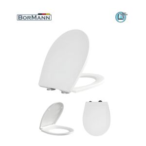 BORMANN BTW1040 Κάλυμμα Λεκάνης Libra 435x350mm Soft Close, Duroplast, 2.27KG 1